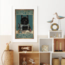 5D Black Cat Mosaic Diamond Painting Drawing Full Round Drill DIY Art Handcraft