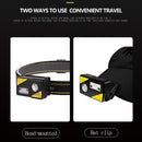 Outdoor Camping Waterproof Hat Clip Light XPG LED Super Bright Sensor Headlight