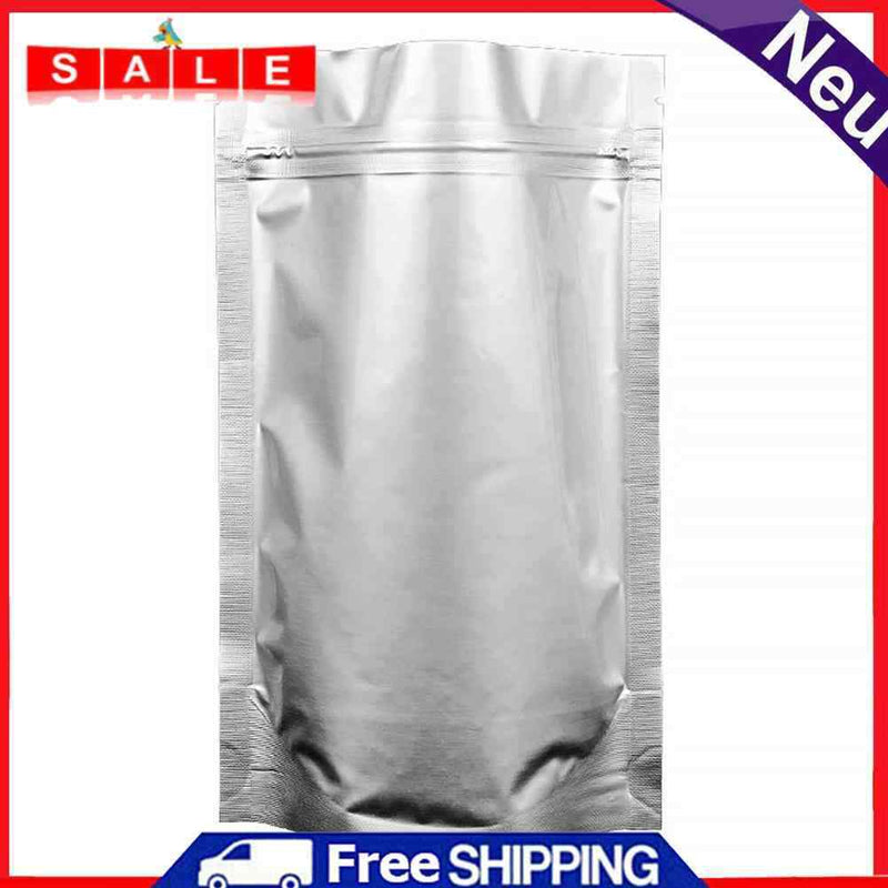 Mylar Bags - 100 Pcs Stand-Up Heat & Re-Sealable Bag for Packaging Products