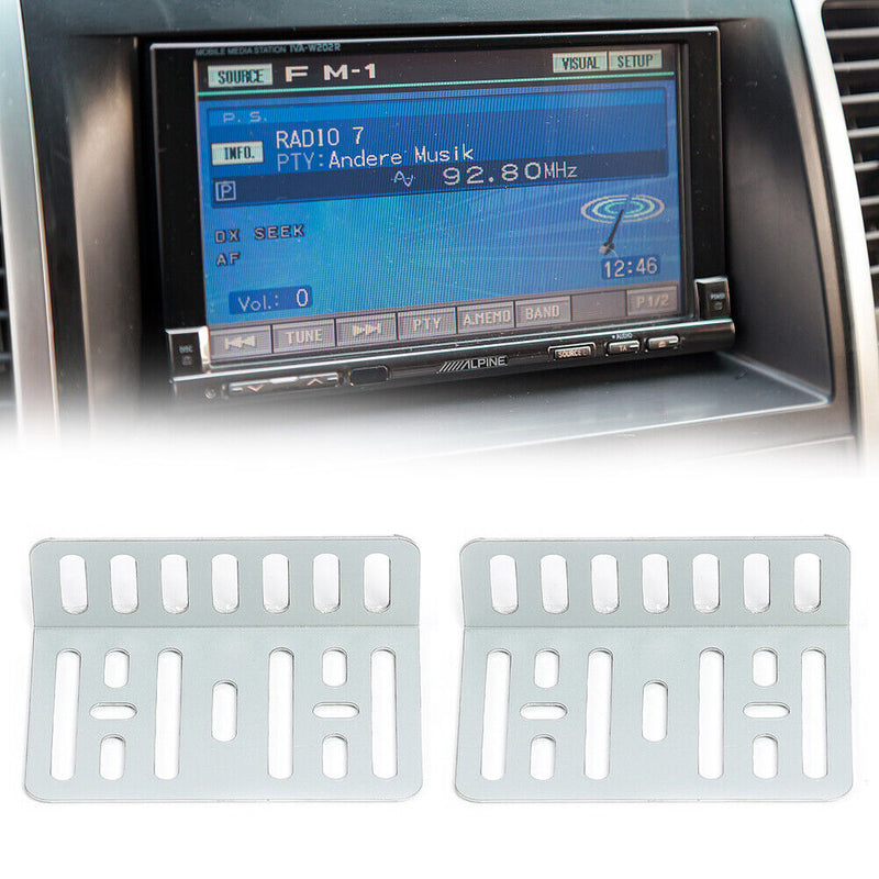 Universal Mounting Holder Bracket 2 Din Car Radio DVD CD Installation Kit Newly