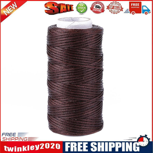 150D 50m Wax Line DIY Handmade Wear-Proof Leather Sewing Flat Wax Thread(4)