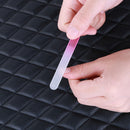 Portable Glass Nail Shiner Durable Grinding Buffer Manicure Tools (Purple) Newly