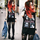 Sexy Womens Fashion Faux Leather Gothic Punk Leggings W1P7 Skinny Lace HOT F9J3