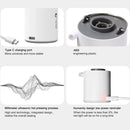 Mini Portable Inflatable Pump USB Charging Outdoor Camping Light Air Pump