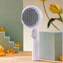 Pet Dogs Cats Pumpkin Brush Hair Shedding Auto Hair Remover Comb (C White) Newly
