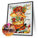 5D DIY Diamond Painting Kits Full Round Drill Cartoon Little Girl (A5302)