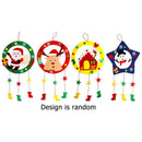 DIY Christmas Garlands Cloth Arts Wreath Kindergarten US Rural Style Random