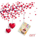 6pcs Cartoon Greeting Cards DIY Diamond Painting Birthday Postcards Craft