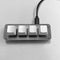 RGB Macro Custom 3 Key / 4 Key Hotswap Mechanical Keyboard for PS Drawing Gaming