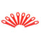 50pcs Plastic Gourd Shaped Lawn Mower Grass Trimmer Blade for Garden Tool Par