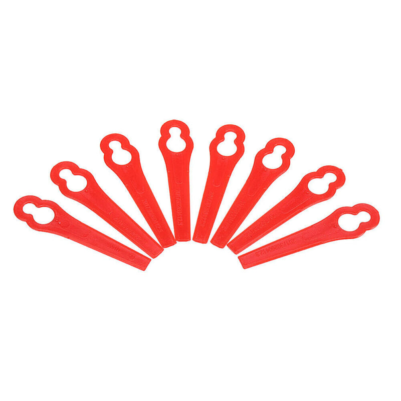 50pcs Plastic Gourd Shaped Lawn Mower Grass Trimmer Blade for Garden Tool Par