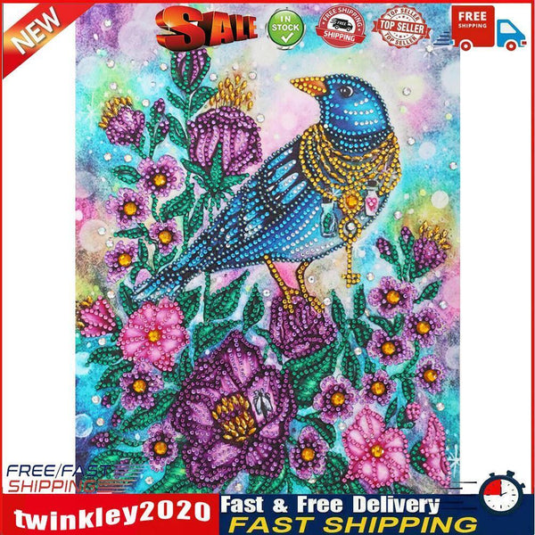Diamond Painting Bird Partial Special Shape Rhinestone DIY Picture (PA023) Newly