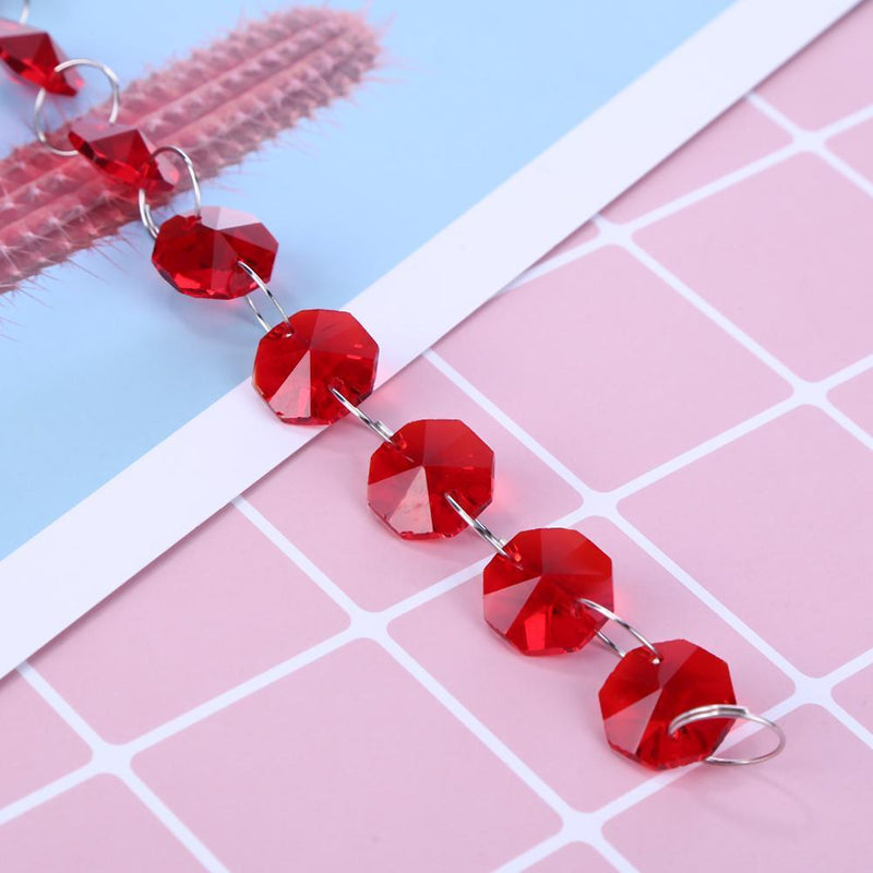 Occitop Crystal Glass Door Cord Tassel Curtain Beads Thread Wedding Room Decor