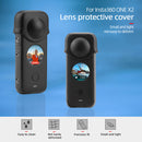 Silicone Sports Camera Lens Cap Cover for Insta360 ONE X2 Scratch-Proof Guard