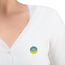 Free UKRAINE Flag 58mm Round Broche Button Pin Badge Clothes Pin Newly
