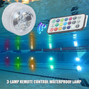 3LED RGB Waterproof Light Remote Control Underwater Night Lamp Party Decoration