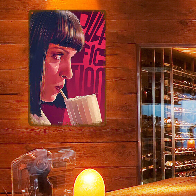 Characters Waterproof Retro Metal Plate Poster Tin Plaques Wall Signs (7)