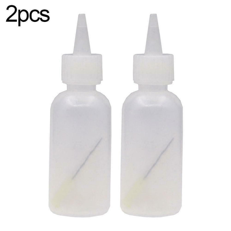 2PCS Needle Tip Bottle Liquid Flux Dispenser Oil Solvent 50ML 0.7 M3O0 B2V0