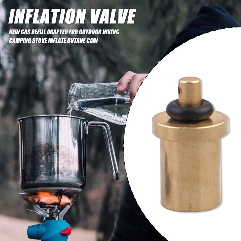 1/2/3pcs Brass Gas Refill Adapters for Camping Stove Gas Cylinder Gas Tank