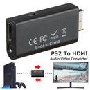 3.5mm Audio Output HD Cable Audio Video Converter USB Adapter PS2 To HDMI