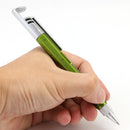 Multi-function Ballpoint Pen Phone Bracket Screwdriver Level Ruler (Green) Newly