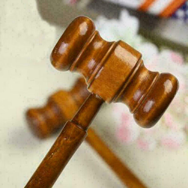 Crafted Court Hammer Gavel Handmade Wooden Auction Judge U6L8 Lawyer Jian K9Q0