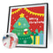 Digital Painting Frameless Cartoons Christmas DIY Painted By Numbers on Canvas