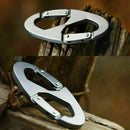 Aluminum Alloy Snap Clip Hook Keychain For Hiking N1U6 Climbing Carabiner W4U3