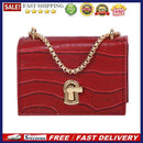Women Pure Mini Chain Shoulder Bags PU Leather Casual Messenger Crossbody Bag
