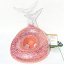 Inflatable PVC Swim Rings Seat Sequins Mermaid Floating Circle Beach Playi