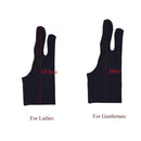 Two Finger Artist Artwork Mittens Drawing Glove Painting Supply Graphics Tablet