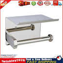 Bathroom Stainless Steel Mobile Phone Paper Towel Holder Storage Organizer Newly