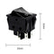 Rocker Switch Power Switch 2-Level 4-Pin Without Light AC125-250V (Black)