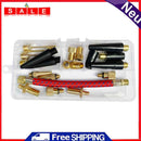 21pcs Bicycle Air Tire Pump Adapter Ball Valve Connector Bike Tyre Accessories