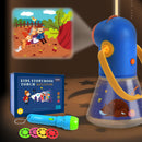 Portable Tales Story Book Projector Light Torch Toys Set Baby Mini Theater Newly