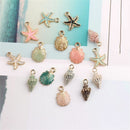 Craft Making Sea Shell Ocean Pendants Handmade Accessories Conch Charms