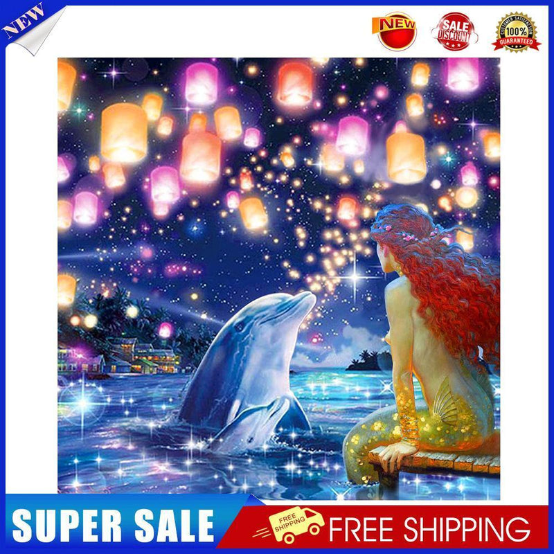 5D DIY Diamond Painting Kit Underwater Animal Full Round Drill Decor (X416)