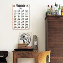 Home Weatherproof Retro Chic Motorcycle Sign Iron Painting Wall Drawing Templ