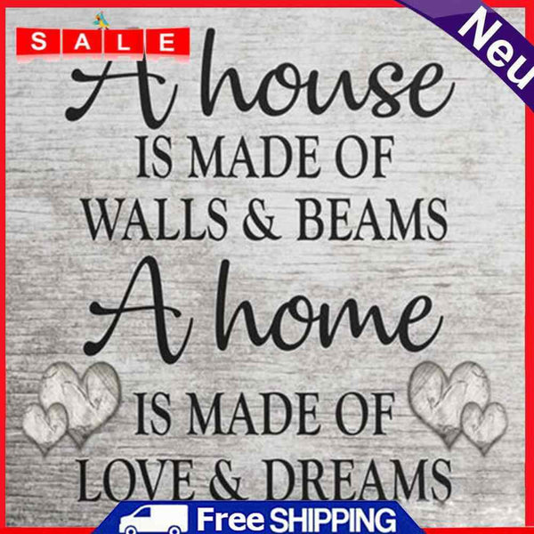 5D DIY Full Drill Diamond Painting Letter Embroidery Mosaic Craft Kit Needlework