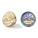 Wax Seal Stamp Retro Round Star Moon Sealing Wax Dedicated Copper Head (F) Newly