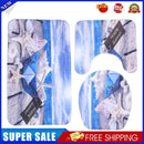 3pcs/set Non Slip Water Absorb Floor Rugs Carpet Bath Mats Bathroom Decor(C
