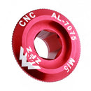 M15 MTB Bike Cranks Screw Aluminum Crankset Cover Crank Bolt Caps (Red S) Newly