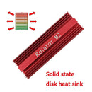 Solid State Hard Drive NVME Heat Sink Hard Disk Aluminum Radiator (Red)