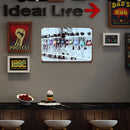 30x20cm Sexy Girl Print Rectangular Metal Waterproof Tin Drawing Flat Style