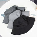 With Windproof Rope Foldable Anti-UV Bucket Hat Beach Cap Sun Hat Fisherman Cap