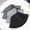 With Windproof Rope Foldable Anti-UV Bucket Hat Beach Cap Sun Hat Fisherman Cap