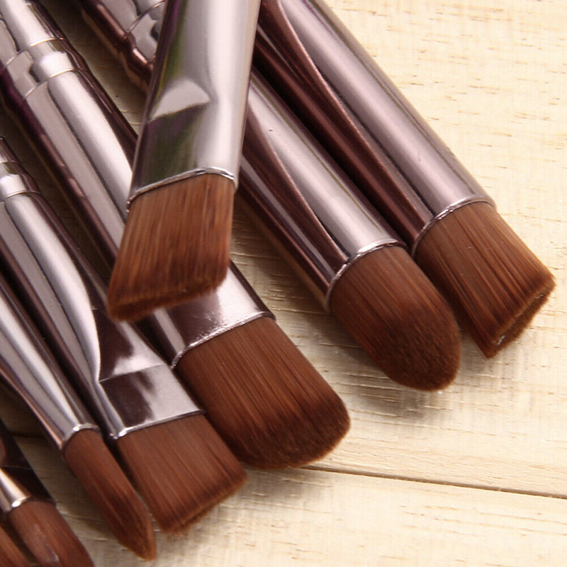 15pcs Makup Soft Brushes Eyeshadow Eye Powder Brow Foundation Cosmetic Kit-