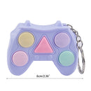 Portable Gamepad Shape Gadget Stress Relief Educational Toys (Light Blue) Newly