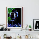 5D DIY Diamond Painting Kits Full Round Drill High Wine Glass Mosaic Mural