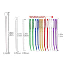 9x Large Eyes Bent Needles Threader Set For Sewing Craft DIY Threading L0X3